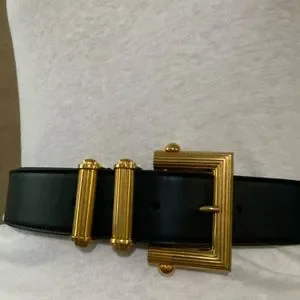 Versace | Accessories | Versace Square Buckle Tribute Belt  display picture 1